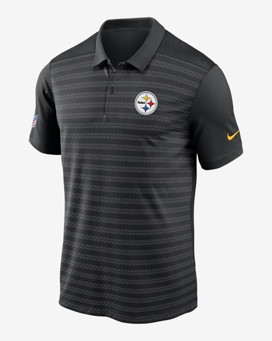 Pittsburgh Steelers Sideline Victory Men s Nike Dri FIT NFL Polo. Nike